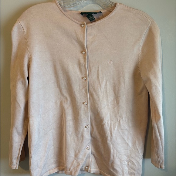 Pink Button-Up Cardigan - Picture 1 of 3